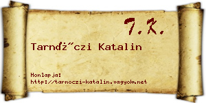 Tarnóczi Katalin névjegykártya